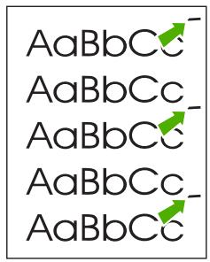 HP LASERJET P1006 - Défauts verticaux répétitifs - 1