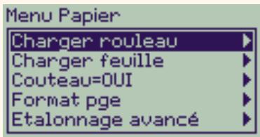 HP DESIGNJET 500 - Informations sur les papiers en rouleau ou en feuille - 2