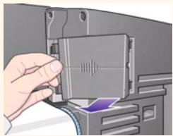 HP DESIGNJET 500 - Installation de la carte réseau - 6