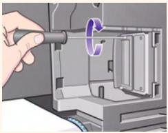 HP DESIGNJET 500 - Installation de la carte réseau - 9