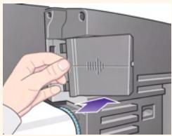 HP DESIGNJET 500 - Installation de la carte réseau - 13
