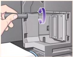 HP DESIGNJET 500 - Installation de la carte réseau - 7