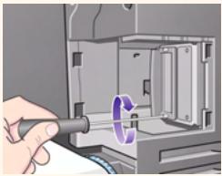 HP DESIGNJET 500 - Installation de la carte réseau - 10