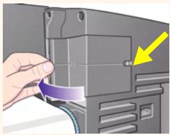 HP DESIGNJET 500 - Installation de la carte réseau - 14