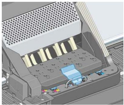 HP DESIGNJET Z6100 - Insertion d'une tête d'impression - 9