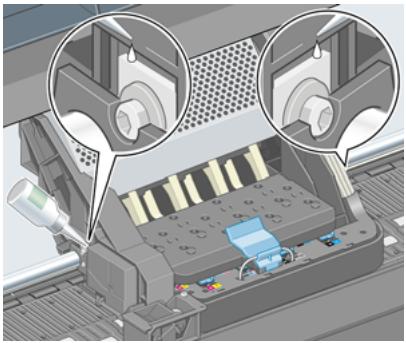 HP DESIGNJET Z6100 - Lubrification du chariot de la tête d'impression - 2