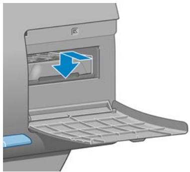 HP DESIGNJET Z6100 - Insertion de la cartouche de maintenance - 2
