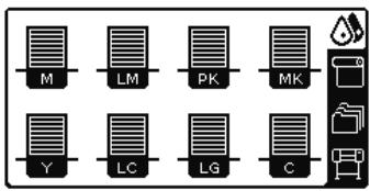 HP DESIGNJET Z6100 - Remplacement des cartouches d'encre - 1