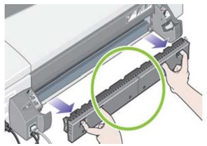 HP DESIGNJET 70 - Problème : bourrage papier - 2