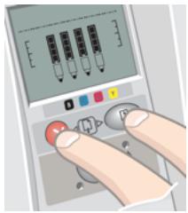 HP DESIGNJET 70 - Comment décharger un rouleau de papier ? (70) - 1