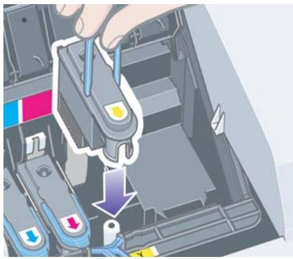 HP DESIGNJET 70 - Comment nettoyer une tête d'impression ? (suite) - 1