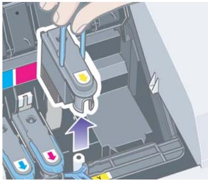HP DESIGNJET 70 - Comment remplacer les têtes d'impression ? (suite) - 1