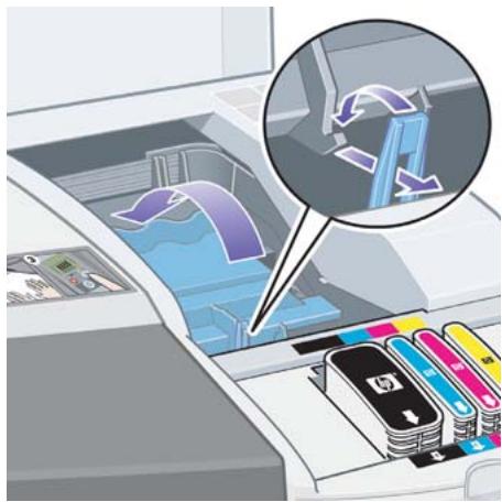 HP DESIGNJET 70 - Comment remplacer les têtes d'impression ? (suite) - 2