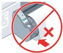 HP DESIGNJET 70 - Comment charger un rouleau de papier ? (70) (suite) - 1