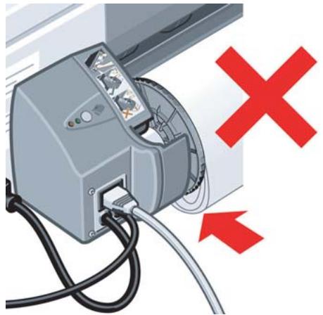 HP DESIGNJET 70 - Comment charger un rouleau de papier ? (imprimante de la série 110plus) (suite) - 1