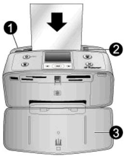 HP PHOTOSMART A516 - Chargement du papier - 1