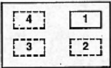 THOMSON 32VT68NE - Position de l'image incrustée - 1