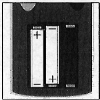 THOMSON 32VT68NE - MISE EN PLACE DES PILES - 2