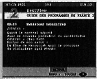 THOMSON 32VT68NE - guide électronique des programmes "NexTView" - 6