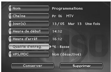 THOMSON DTH8060 - Qualité d'enregistrement - 1