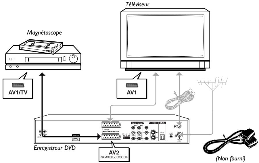 THOMSON DTH8060 - Avec un magnétoscope - 1