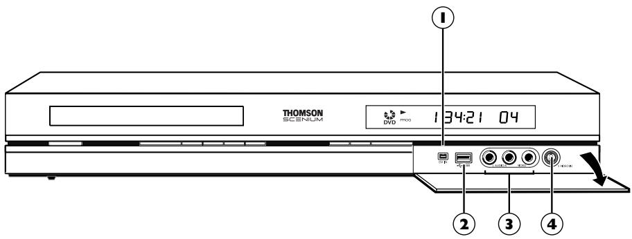 THOMSON DTH8060 - Acceder aux prises - 2