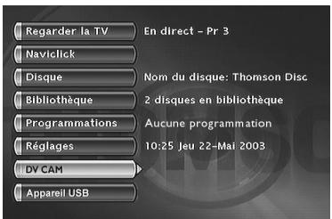 THOMSON DTH8060 - Enregistrement à partir d'un caméoscope numérique - 1