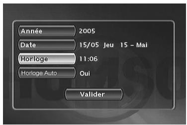 THOMSON DTH8060 - Réglage de l'horloge - 1