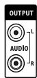 THOMSON DTH8060 - Sorties Audio (OUTPUT L,R) - 1