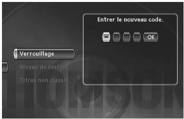 THOMSON DTH8060 - Verrouillage - 1