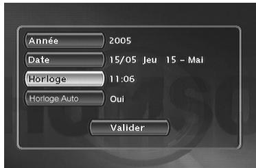 THOMSON DTH8550 - Réglage de l'horloge - 1