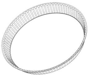 BRANDT 24G1 - Le plat à tarte en verre : (fournie avec les modèles comprenant la fonction chaleur tournante) - 1