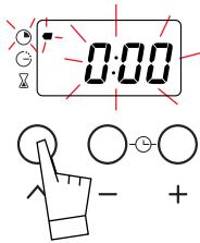 BRANDT FC222ZN1 - b) How to delay the start for a timed cooking period - 3