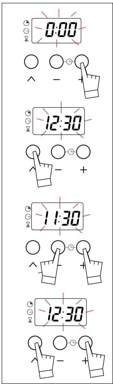 BRANDT FC222ZN1 - How to set the clock - 1