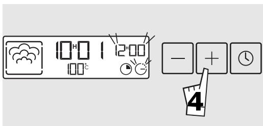 10:01 12:00 100°C - + 4