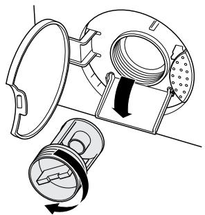 BRANDT WFH1670K - Évacuation de l'eau résiduelle - 2