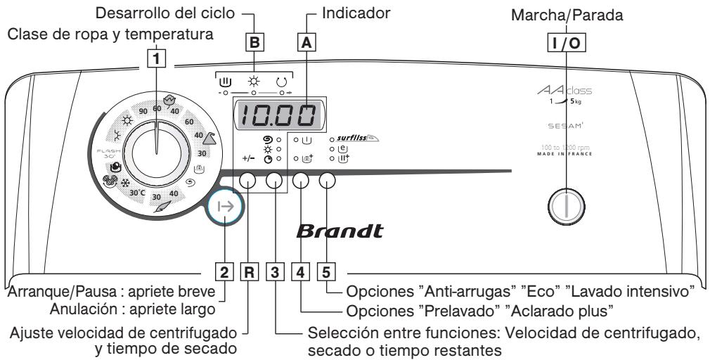 BRANDT WTD1271S - Programación - 1