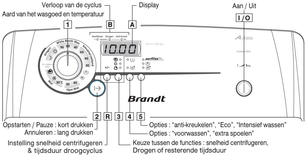 BRANDT WTD1372D - Programmeren - 1