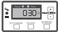 BRANDT ETE 6716 F,  ETE 6736 F - Programmation départ en "Heures creuses" - 3