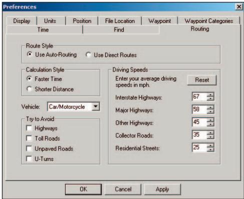 GARMIN MAPSOURCE - Menu s et barres d'outils - 1