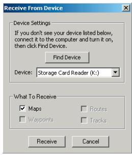 GARMIN MAPSOURCE - Transfert de données MapSource - 1