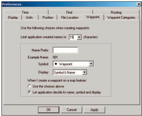 GARMIN MAPSOURCE - Menu s et barres d'outils - 1
