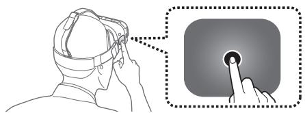 SAMSUNG GEAR VR POUR GALAXY NOTE 4 - SM-R320 - Appuyer - 1