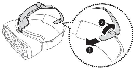 SAMSUNG GEAR VR POUR GALAXY NOTE 4 - SM-R320 - Mettre le gear VR en place - 4