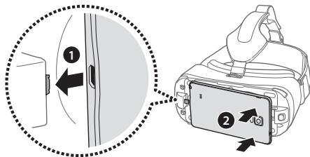 SAMSUNG GEAR VR POUR GALAXY NOTE 4 - SM-R320 - Mettre le gear VR en place - 6