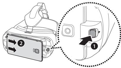 SAMSUNG GEAR VR POUR GALAXY NOTE 4 - SM-R320 - Séparer les appareils - 1
