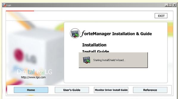 LG FORTEMANAGER - How to install forteManager - 2