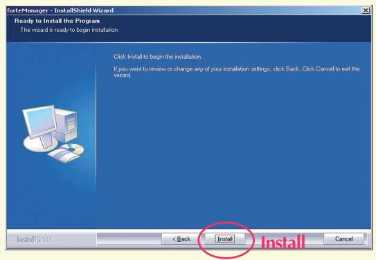 LG FORTEMANAGER - Click 'Install' - 1
