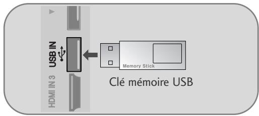 LG 42PQ2000 - Raccordement d'un périphérique USB - 1