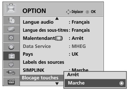 LG 42PQ2000 - BLOCAGE DES TOUCHES - 3